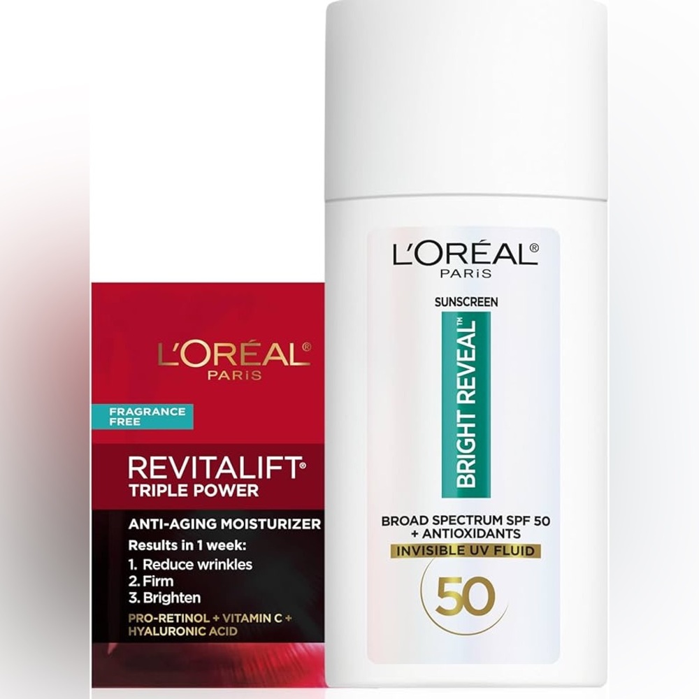 L’Oréal Paris Bright Reveal Dark Spot Serum & Broad Spectrum Daily SPF 50 Lotion - Picture 12 of 16